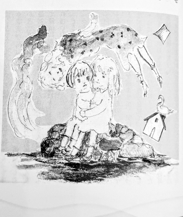 「婦人公論」2025年5月号より連載中 朝倉かすみ著『メルヘンを探せ!』の挿絵